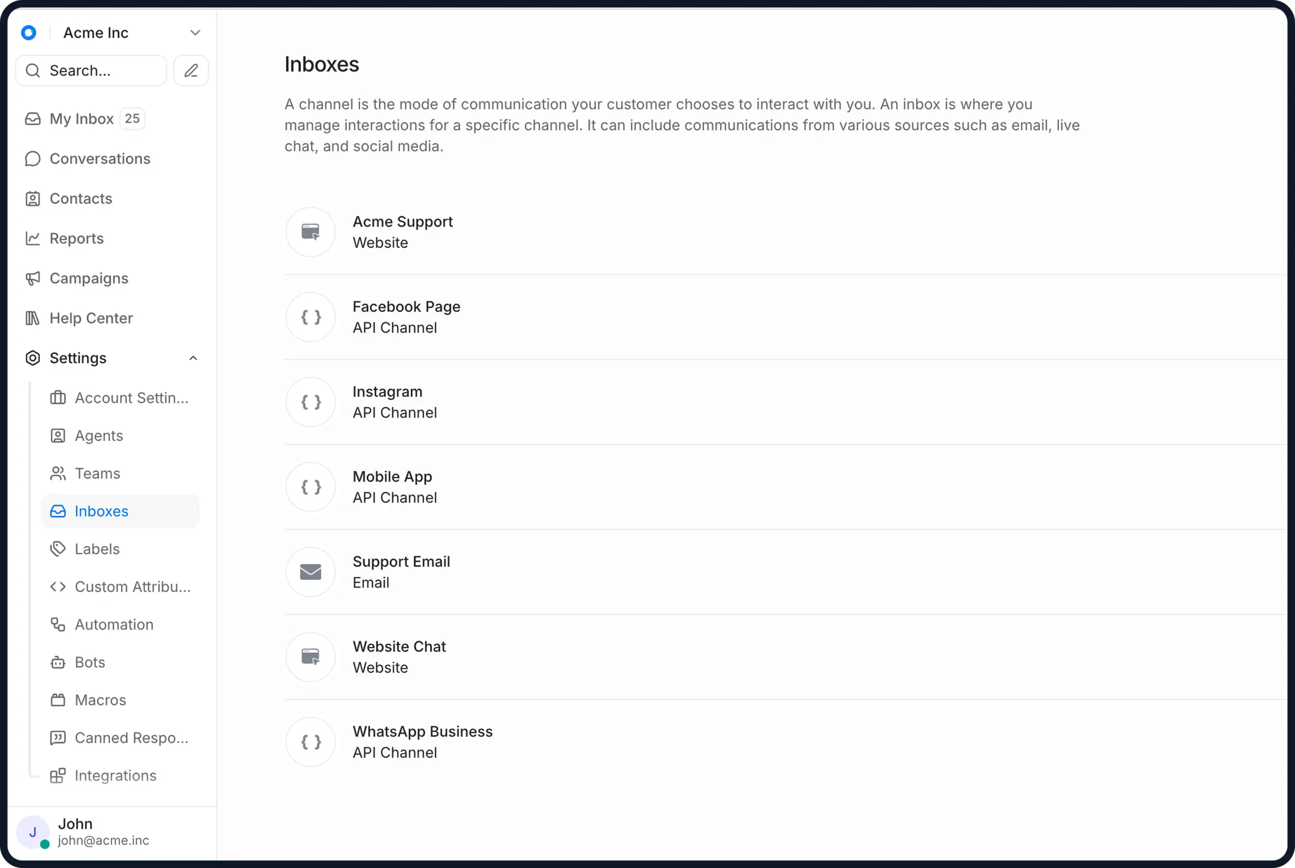 One Inbox for All Your Channels